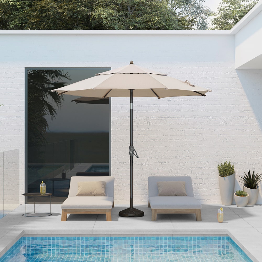 wind resistant patio umbrella