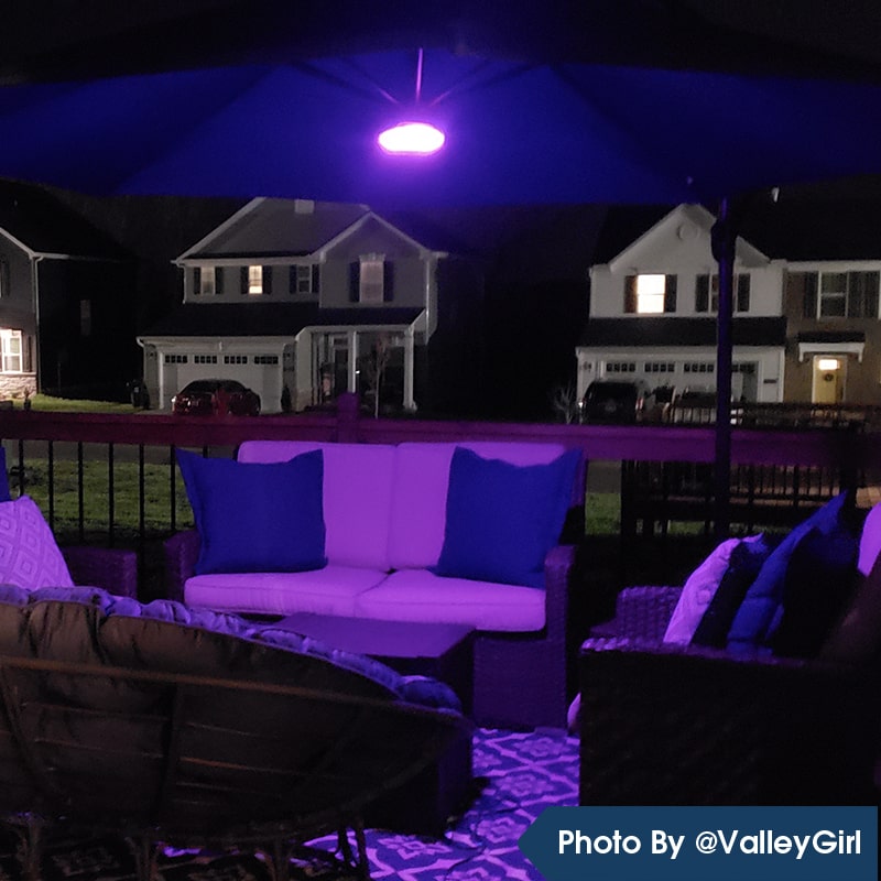 Bluu Bluetooth Umbrella Light