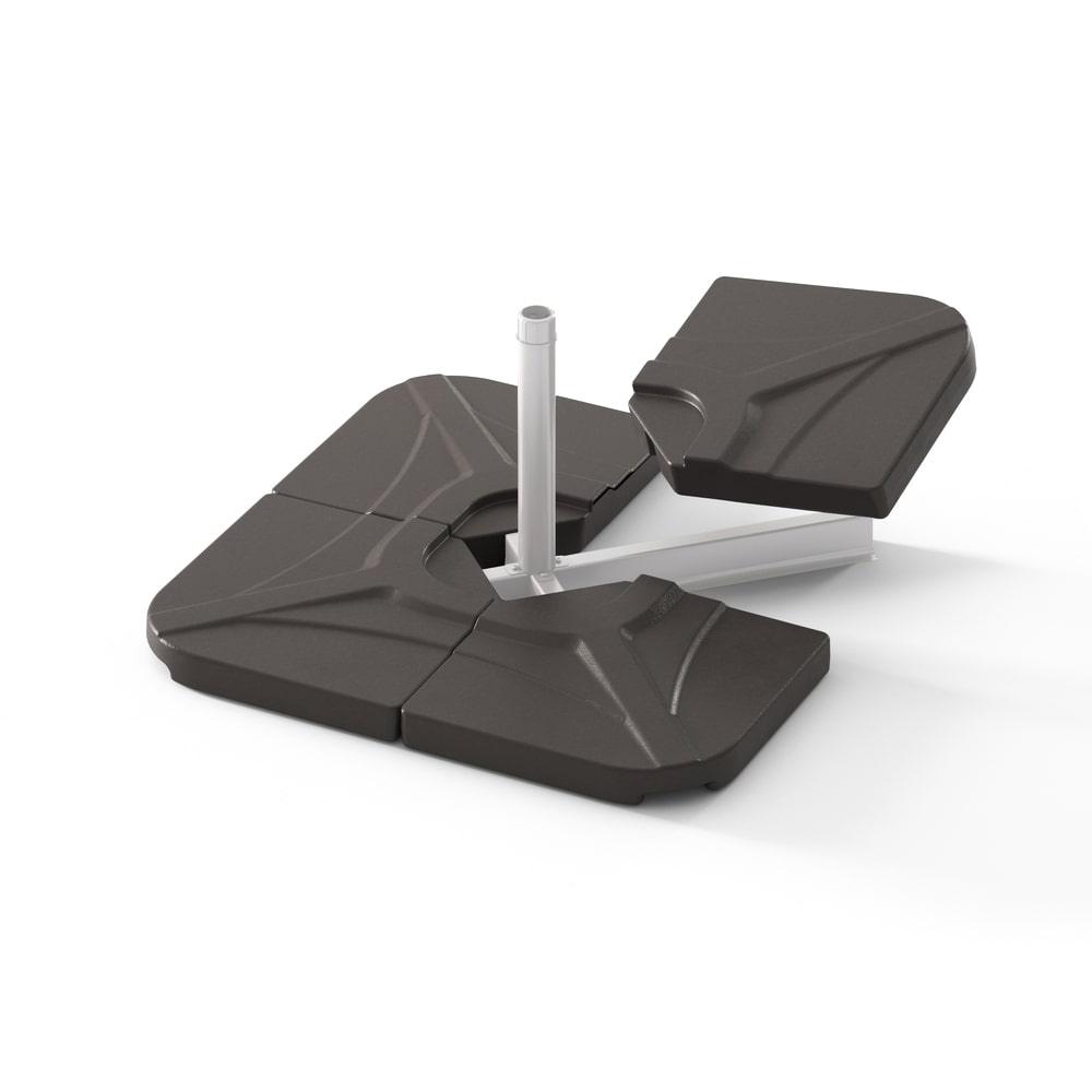 bluu patio umbrella base Best Budget Weather Resistant Sturdy Offset Umbrella Base