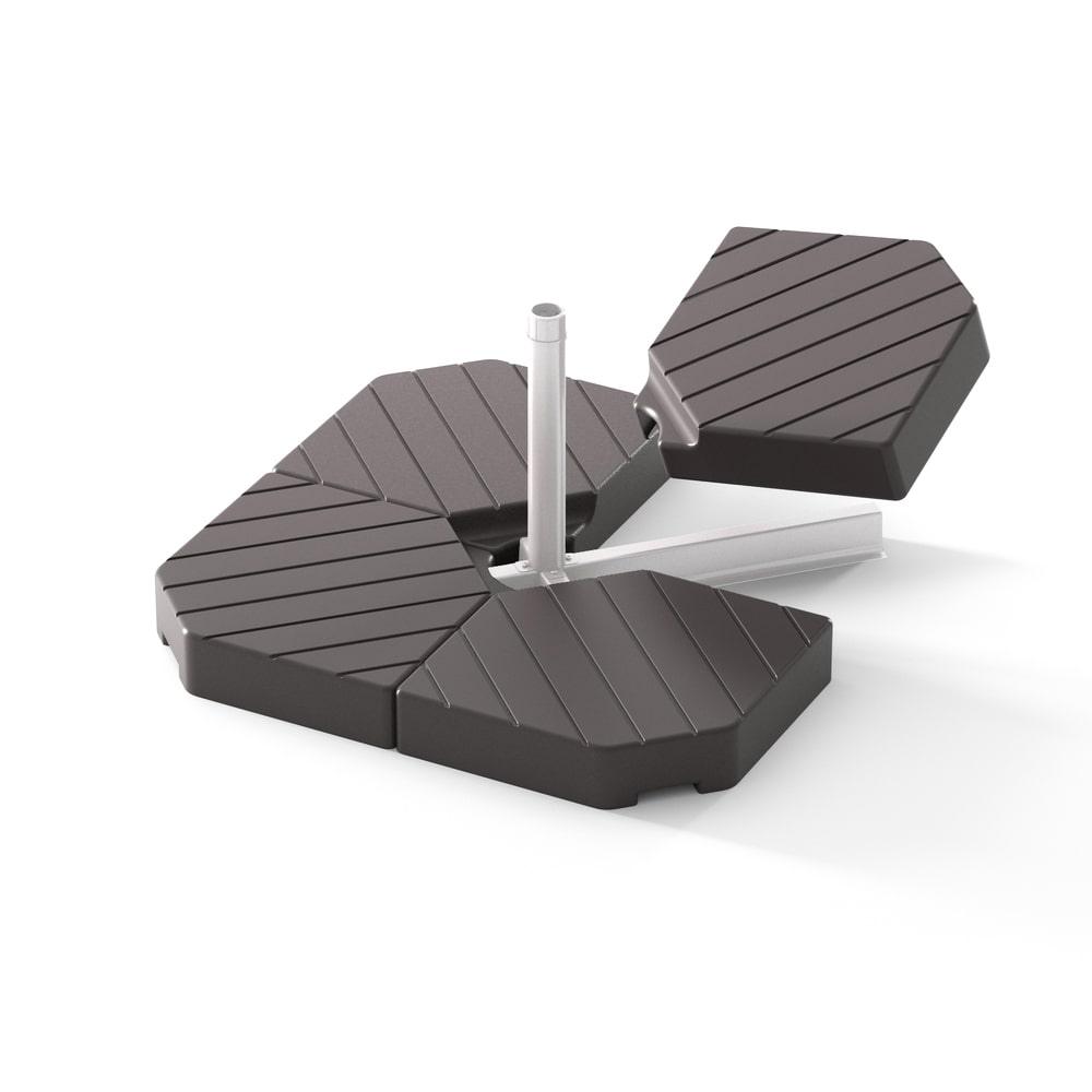 best choice products mobile hdpe plastic patio umbrella base Heavy Duty Umbrella Bases for Cantilever & Weighted Umbrellas