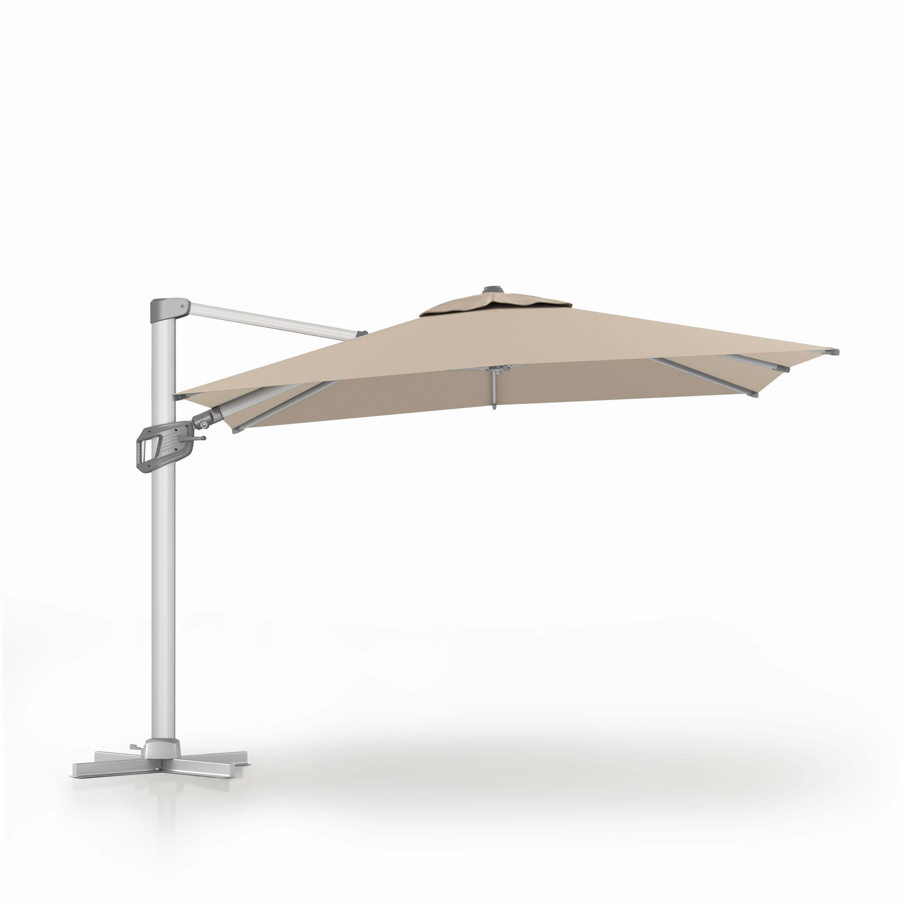 Bluu Redwood Pro Cantilever Umbrella Rectangular 1-Tier