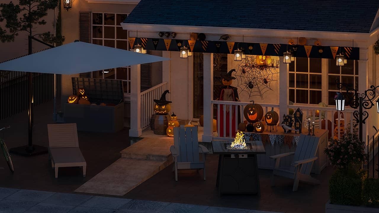 15 Scary Outdoor Halloween Decoration Ideas 2022 - Bluu