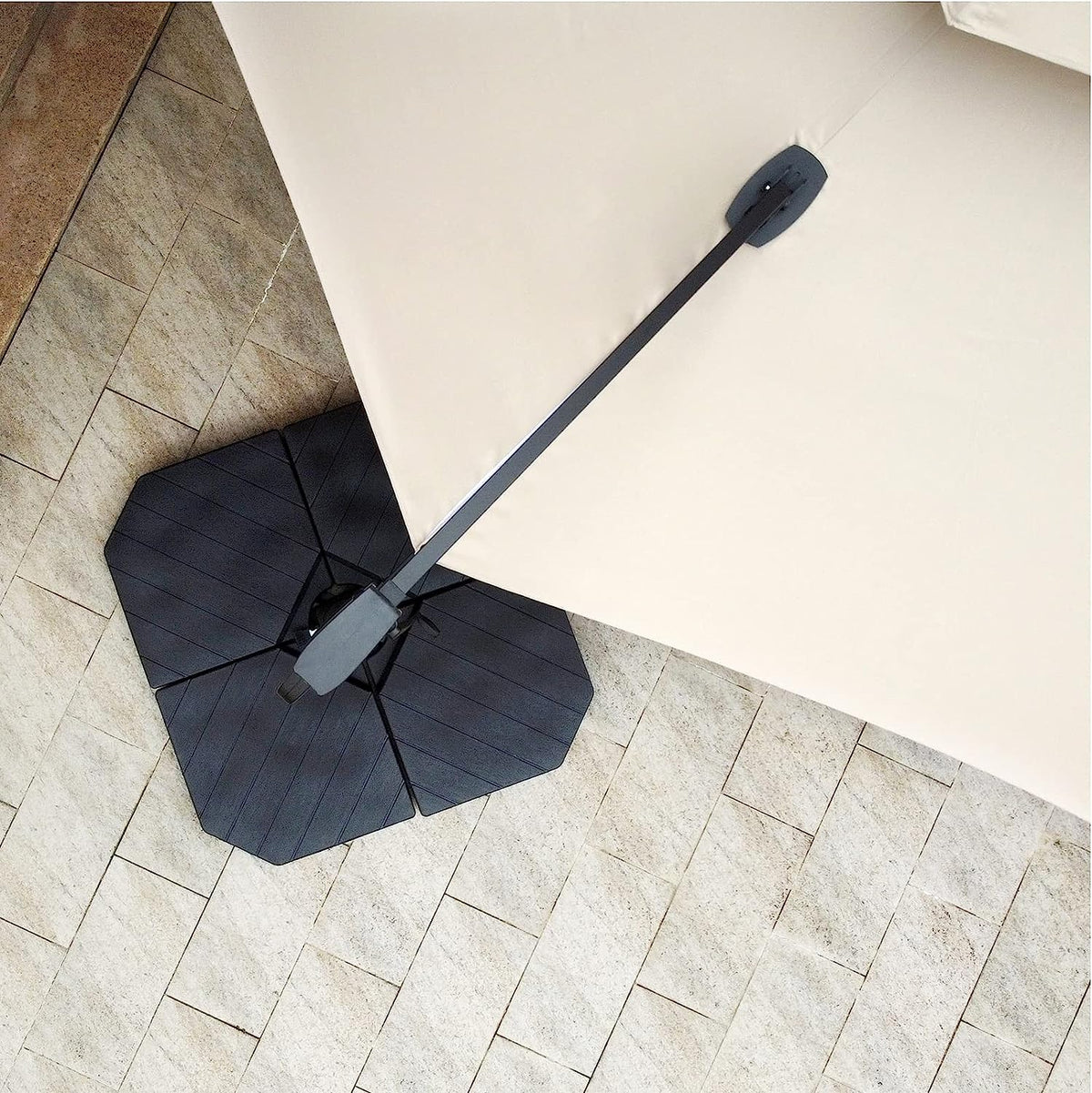 Weighted Cantilever Umbrella Base High Capacity Bluu