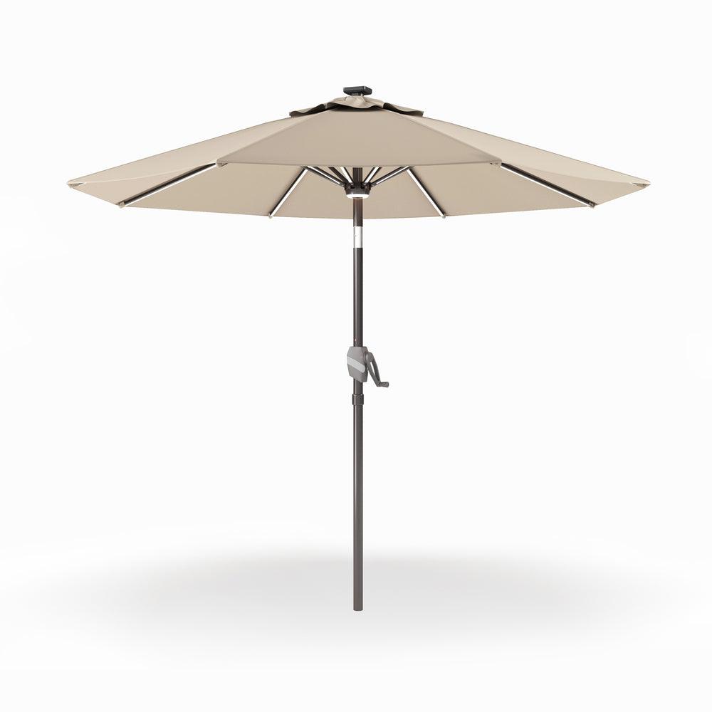 Bluu Solar LED Maple Market Umbrella - Bluu