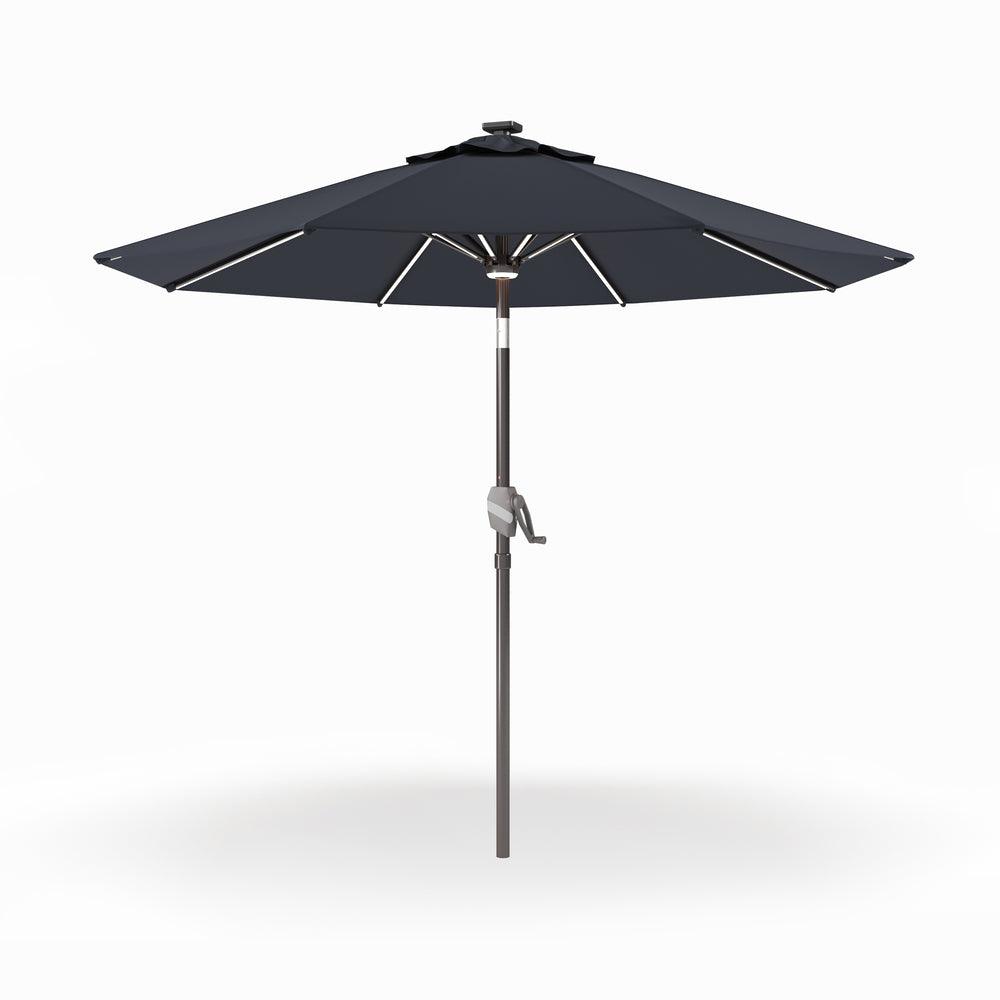 Bluu Solar LED Maple Market Umbrella - Bluu