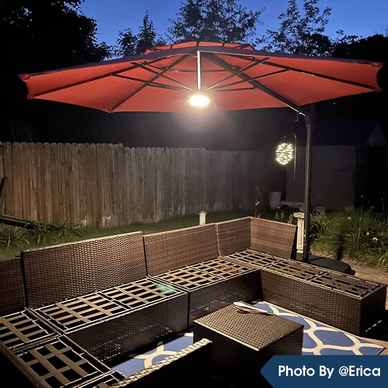 Bluu Bluetooth Umbrella Light