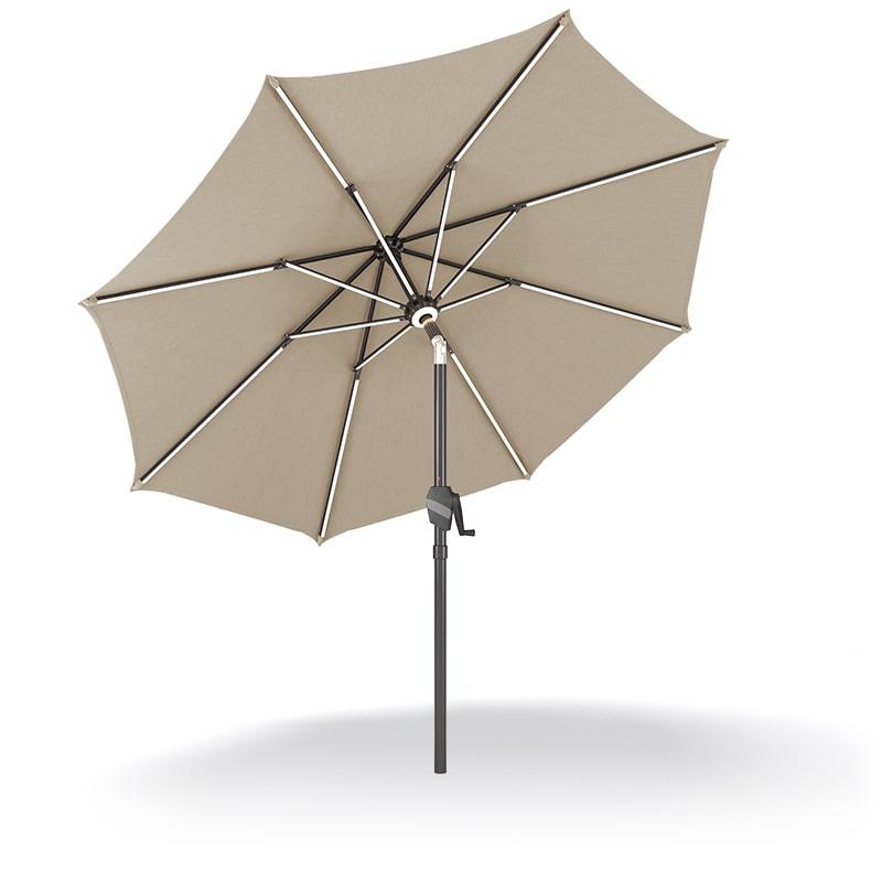 Bluu Maple Market Umbrella 1 Tier LED - Bluu (6671061549121)