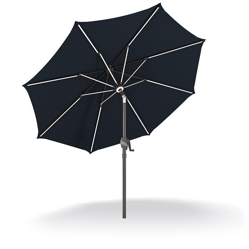 Bluu Maple Market Umbrella 1 Tier LED - Bluu (6671061549121)