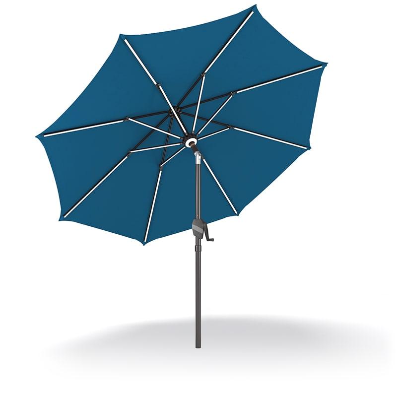Bluu Maple Market Umbrella 1 Tier LED - Bluu (6671061549121)